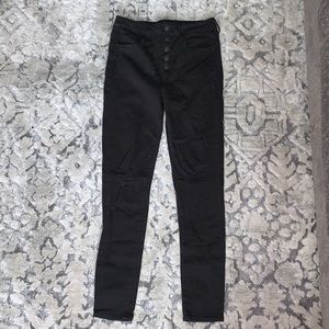 AE Black Hi-Rise Jegging